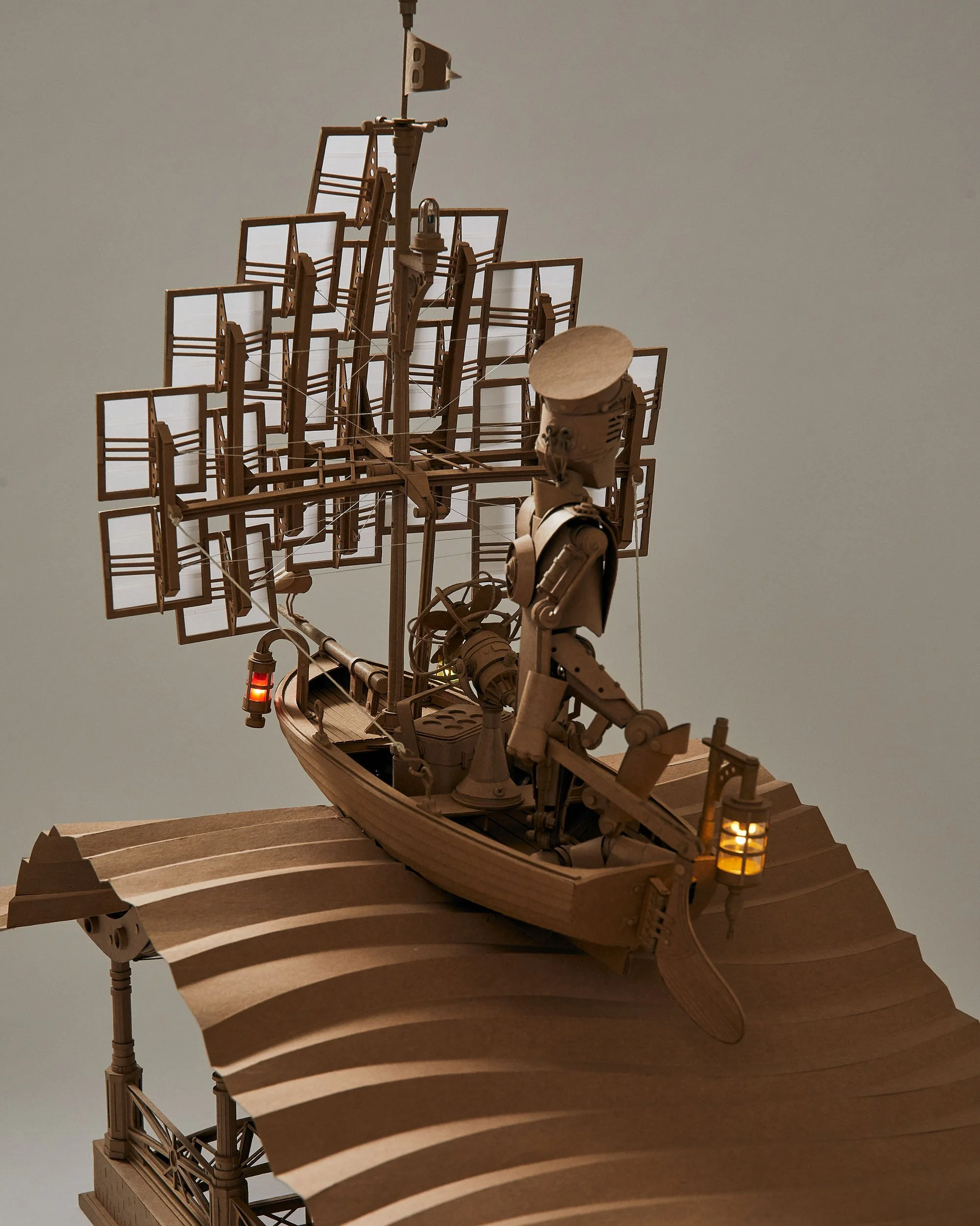 8 - The Captain - for sale — Greg Olijnyk Cardboard Artist